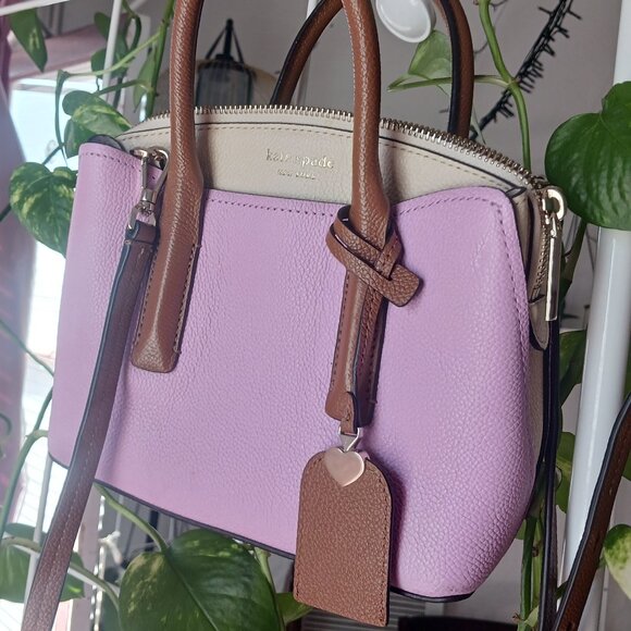 Kate Spade Margaux mini satchel Lilac Multi - Picture 1 of 4